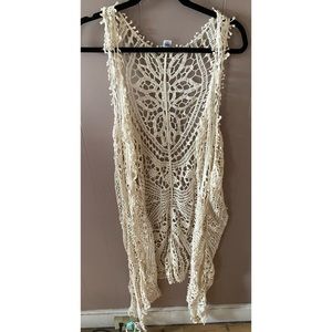 Crochet Long Vest